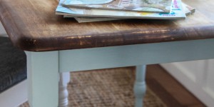 Two Toned Table by The Wood Grain Cottage