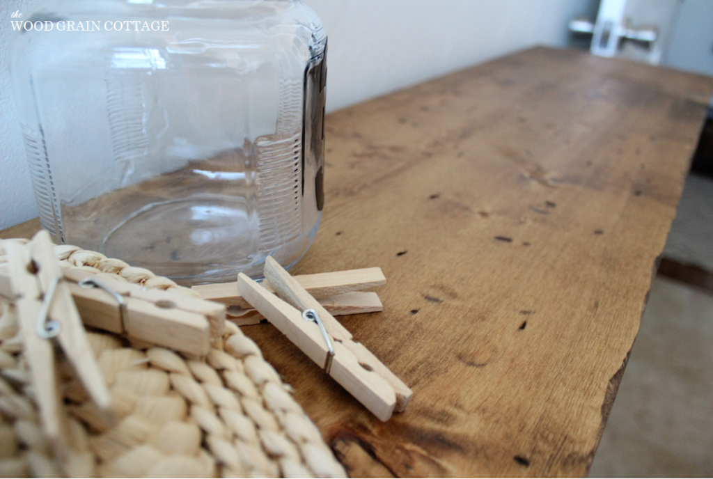 DIY Pottery Barn Side Table | The Wood Grain Cottage