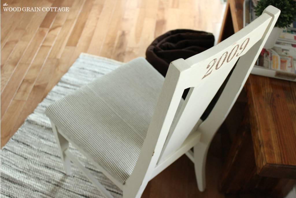 $3 Thrift Store Chair by The Wood Grain Cottage