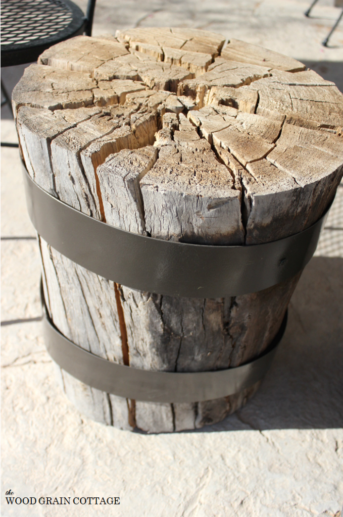 Split Stump Side Table | The Wood Grain Cottage
