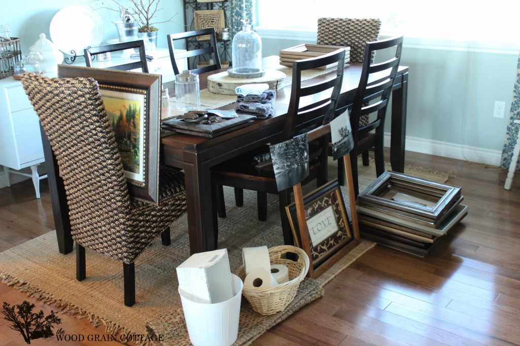 Powder Bathroom Progress by The Wood Grain Cottage