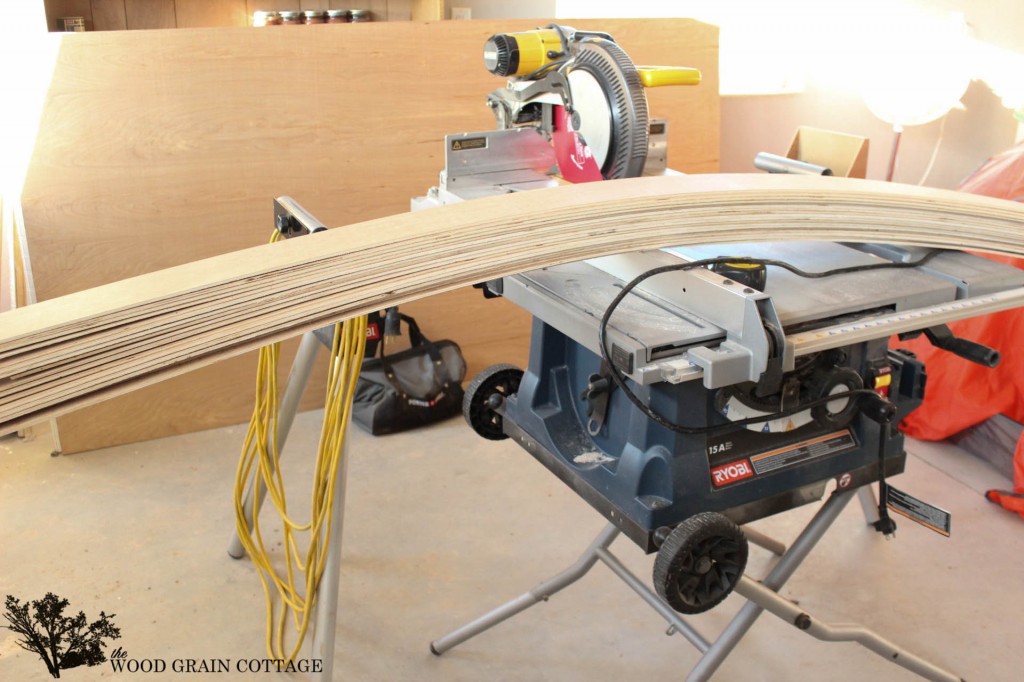 Powder Bathroom Progress by The Wood Grain Cottage