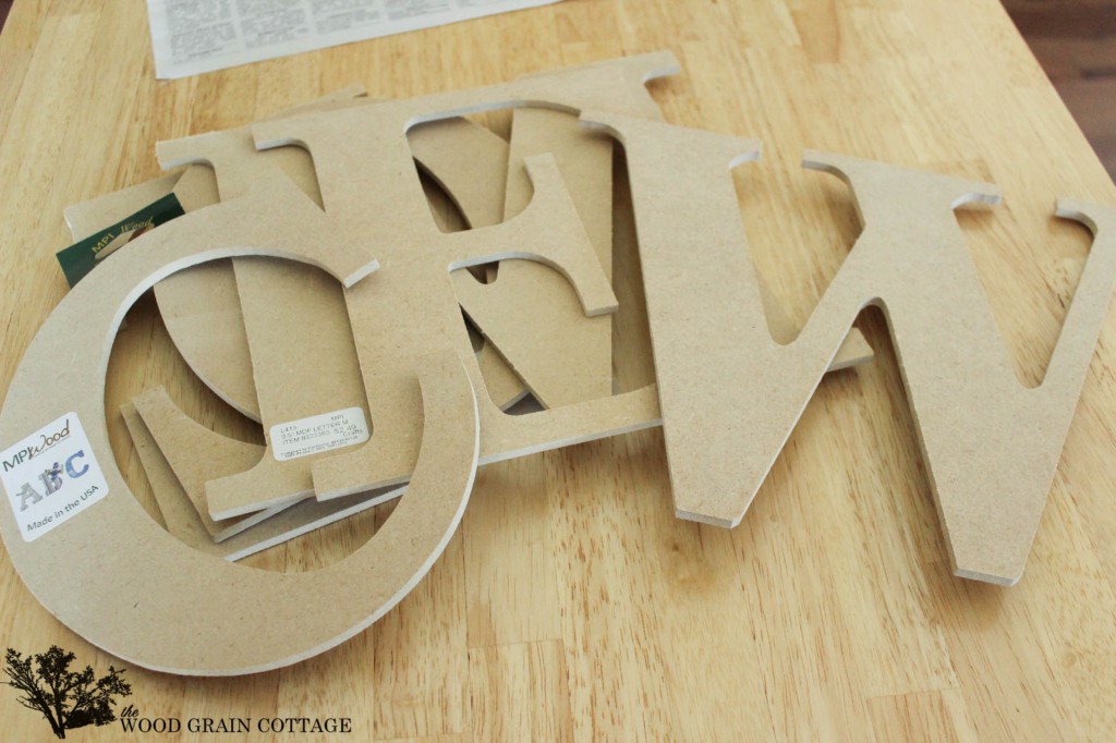 HUGE DIY Welcome Sign by The Wood Grain Cottage