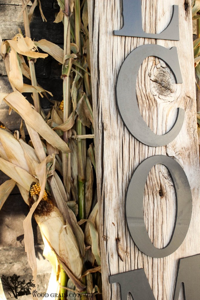 HUGE DIY Welcome Sign by The Wood Grain Cottage