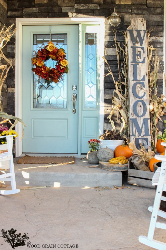 HUGE DIY Welcome Sign by The Wood Grain Cottage