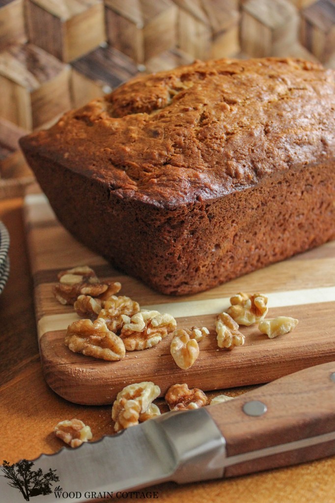 Banana Nut Bread by The Wood Grain Cottage