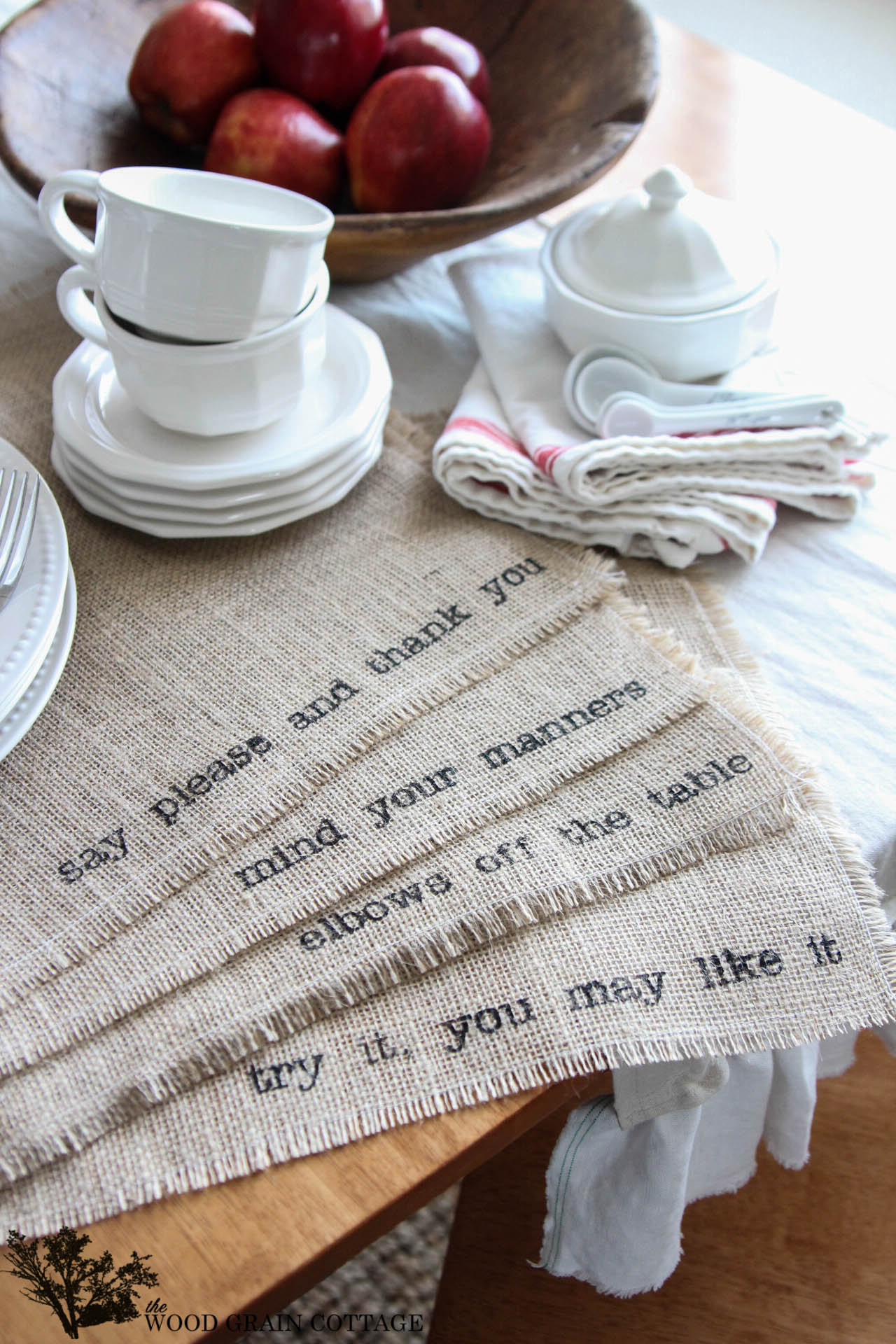 How To Make Your Own Linen Napkins (Placemats) - So Much Better