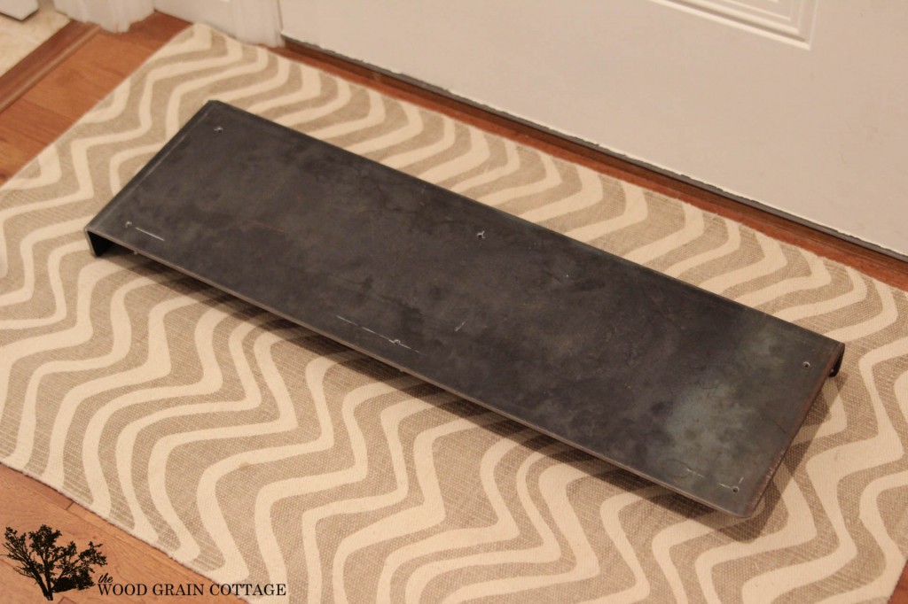 weathered wood bench