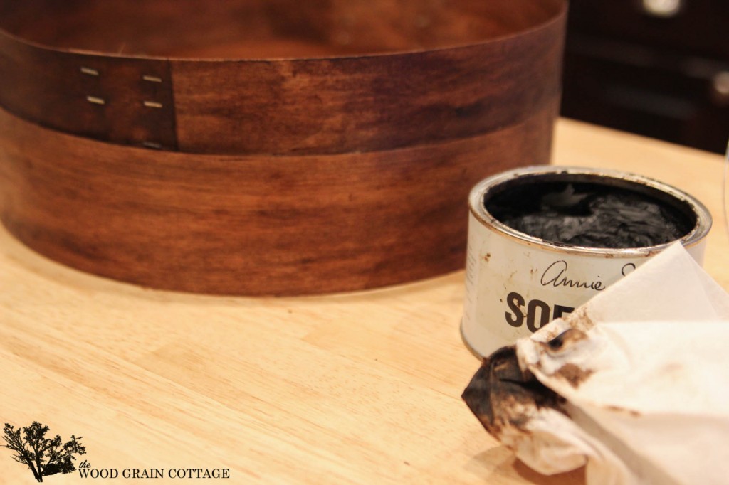 Knock Off Grain Sieve Light Fixture by The Wood Grain Cottage