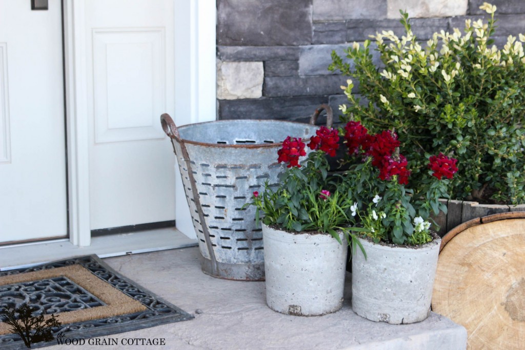 Large Concrete Pots by The Wood Grain Cottage.com-13