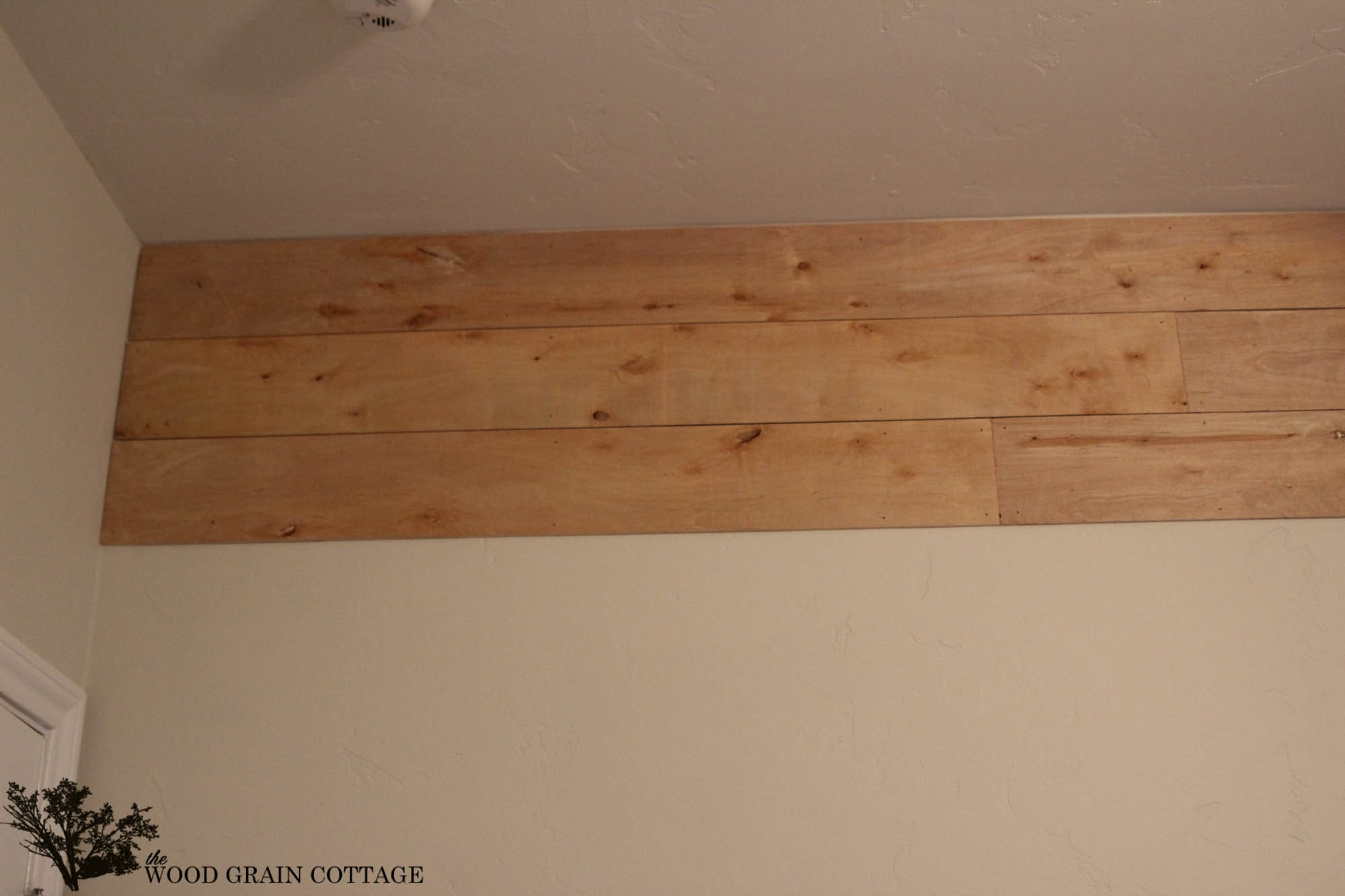 Office Plank Wall - The Wood Grain Cottage