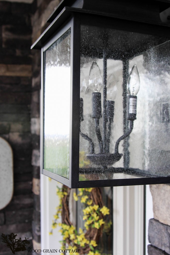 Front Porch Lantern Light by The Wood Grain Cottage