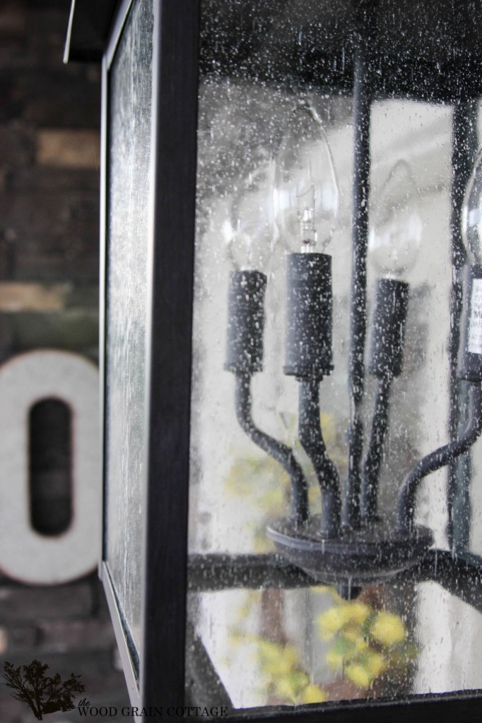 Front Porch Lantern Light by The Wood Grain Cottage