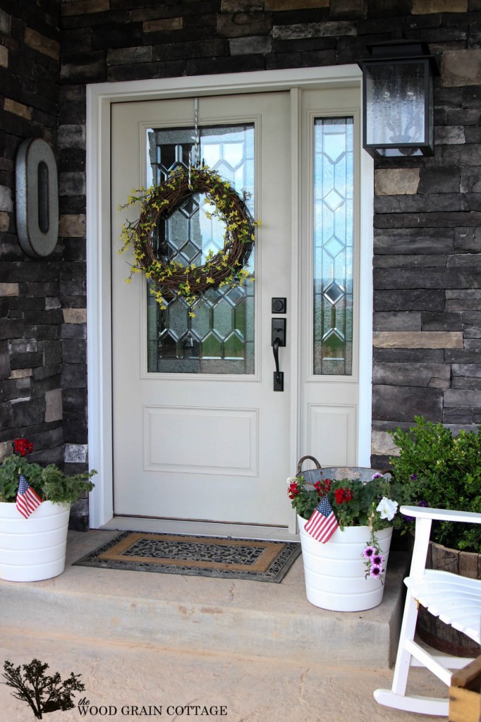 Front Porch Lantern Light by The Wood Grain Cottage