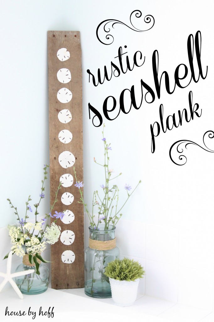 rustic seashell plank by House by Hoff