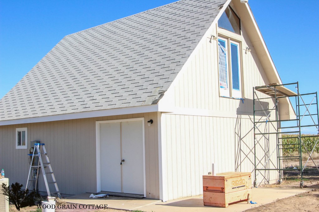 Garage Makeover by The Wood Grain Cottage