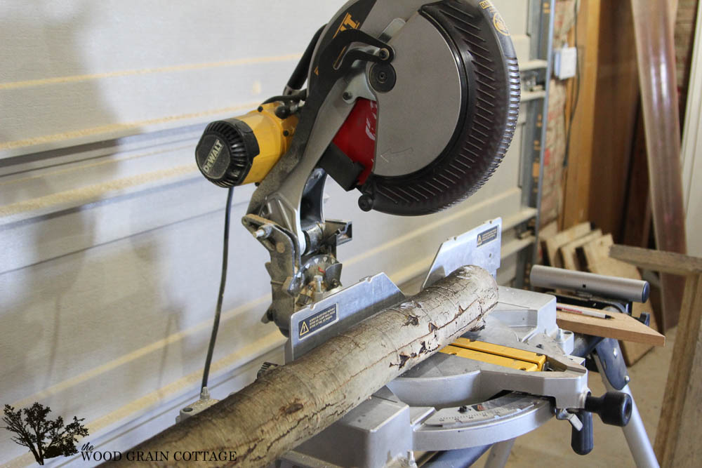 DIY Rustic Tea Light Holder by The Wood Grain Cottage