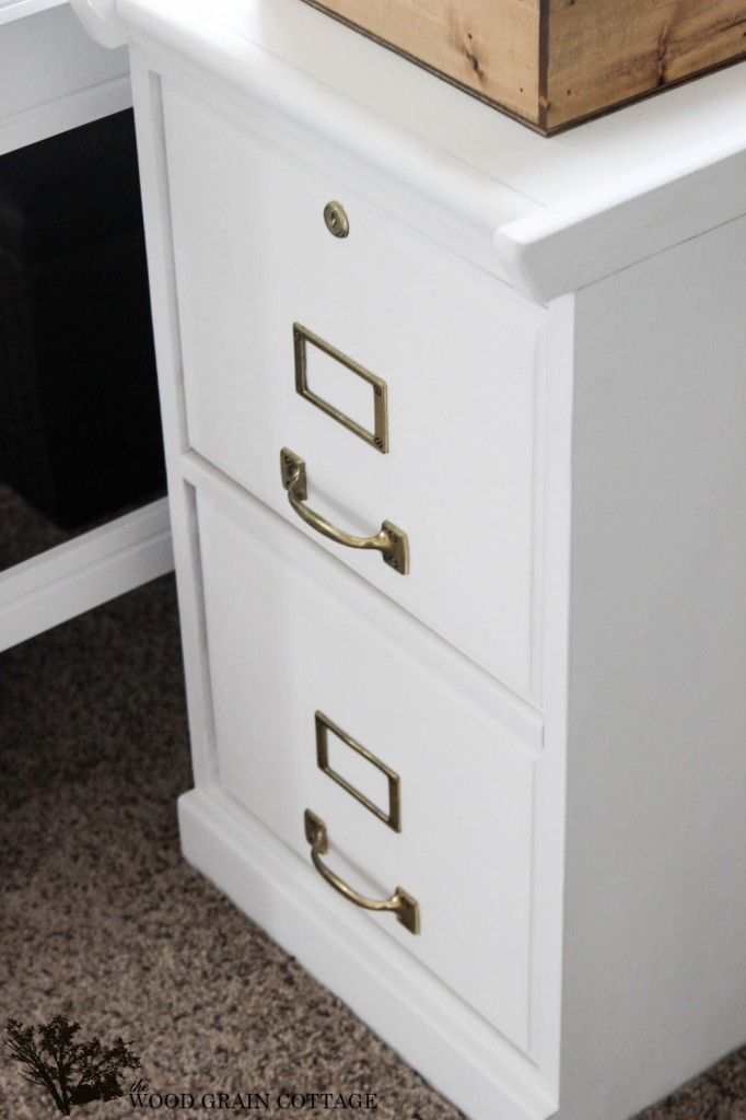 How To Paint a Filing Cabinet by The Wood Grain Cottage