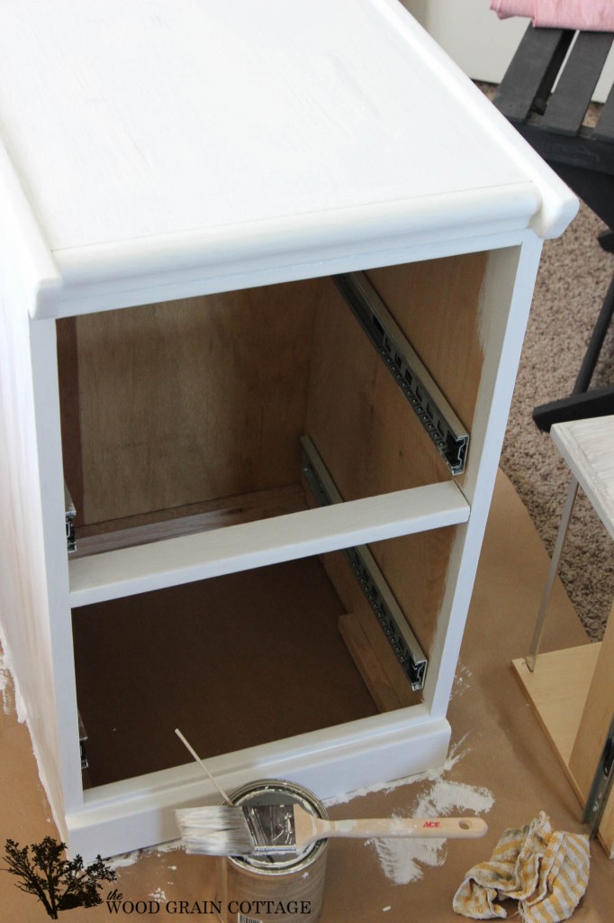 How To Paint a Filing Cabinet by The Wood Grain Cottage