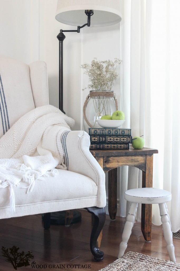 Milk Stool Makeover by The Wood Grain Cottage