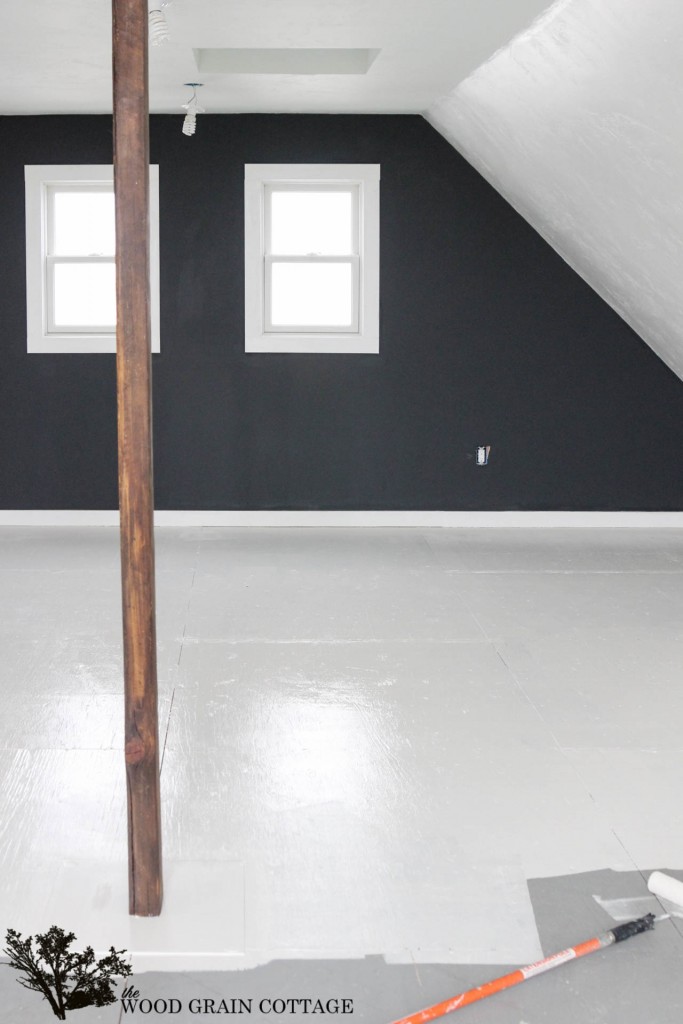 How To Paint Plywood Floors The Wood Grain Cottage