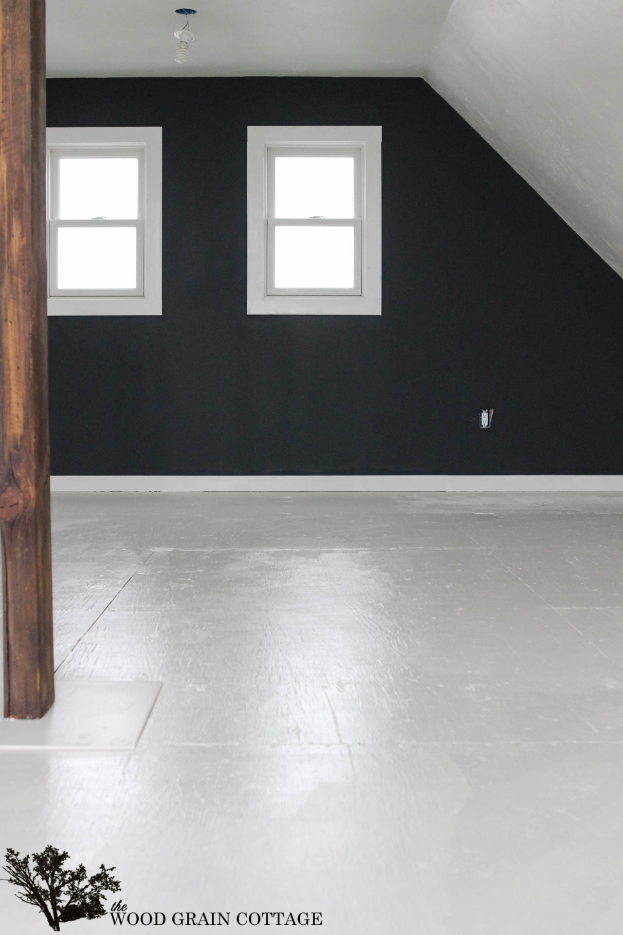 How To Paint Plywood Floors The Wood Grain Cottage