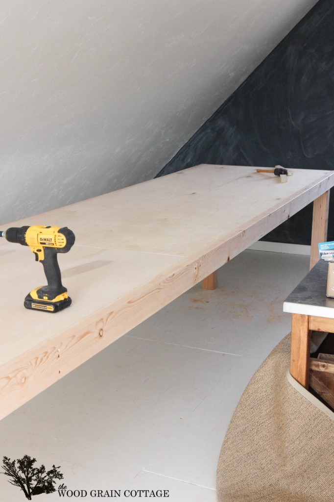 DIY Shipping Counter The Wood Grain Cottage