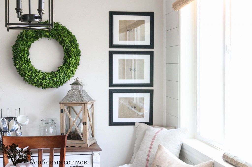 How to decorate with boxwoods.... Year round! By The Wood Grain Cottage
