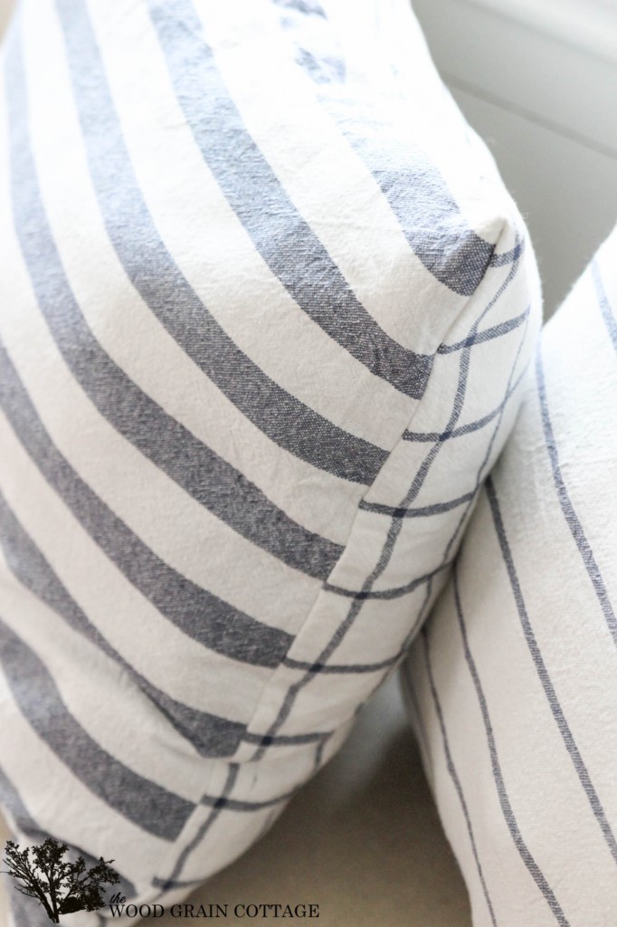 DIY Tea Towel Pillows