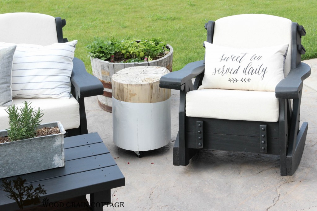 Outdoor Patio Furniture Makeover. By The Wood Grain Cottage