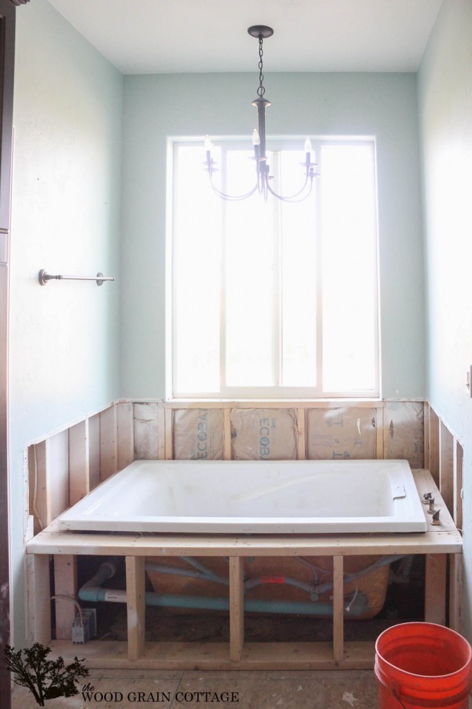 Master Bathroom Demo by The Wood Grain Cottage