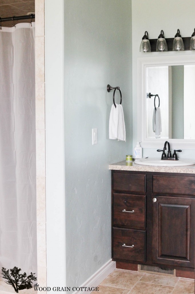 Master Bathroom Tile by The Wood Grain Cottage
