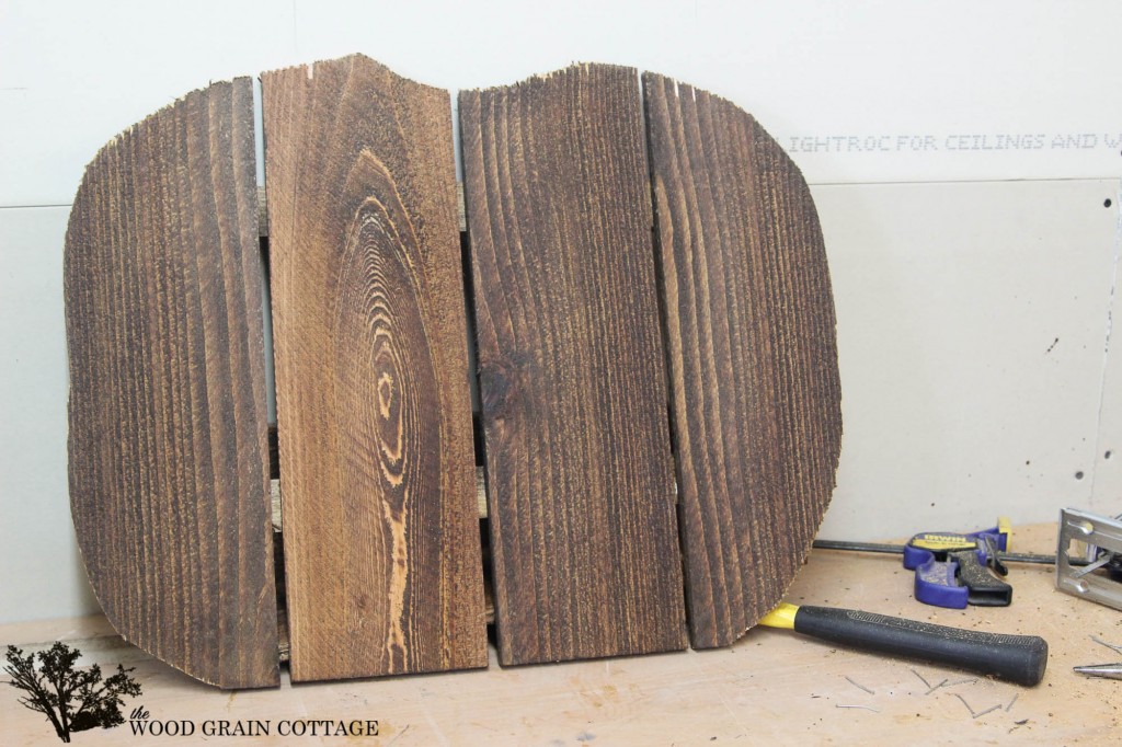 Build your own Rustic Wood Pumpkin. Full Tutorial by The Wood Grain Cottage