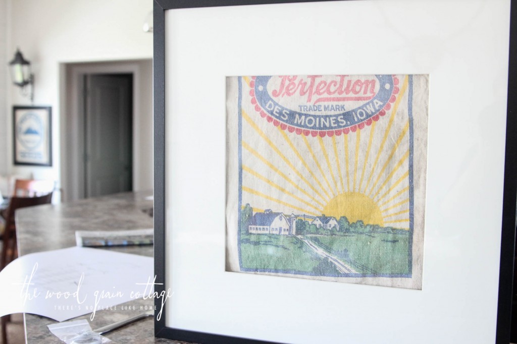 Framed Farm Sacks by The Wood Grain Cottage