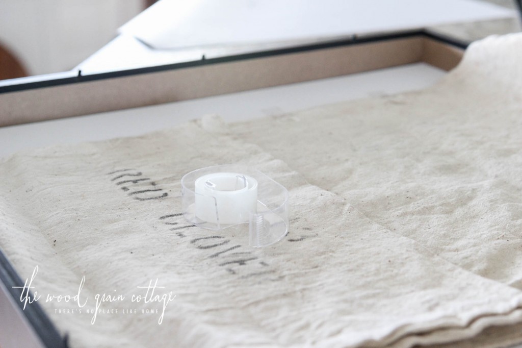 Framed Farm Sacks by The Wood Grain Cottage 