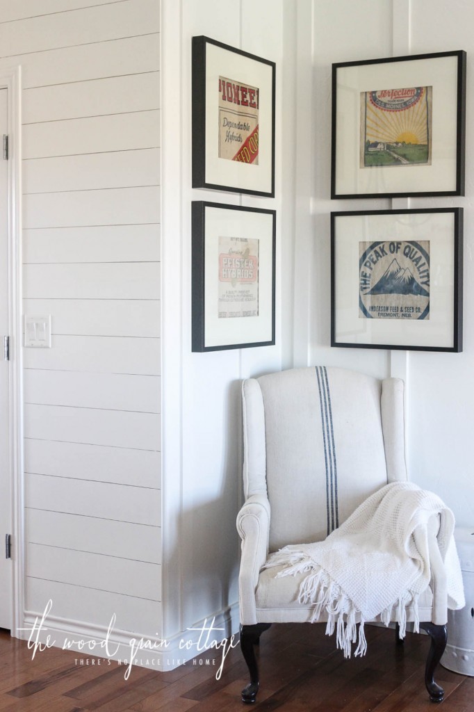 Framed Farm Sacks by The Wood Grain Cottage 