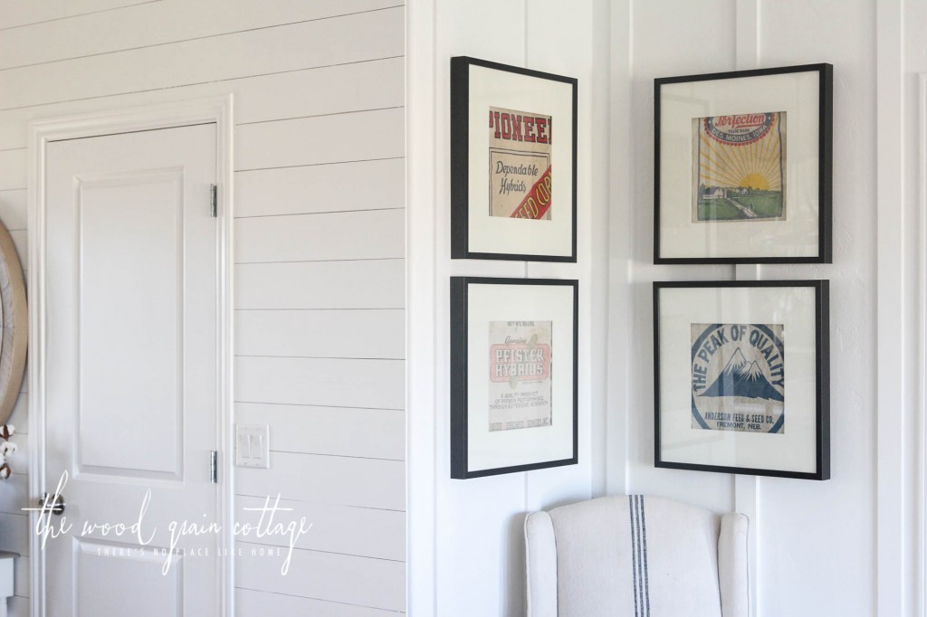 Framed Farm Sacks by The Wood Grain Cottage 