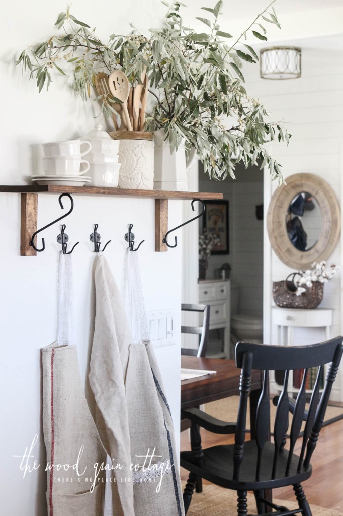 The White Kitchen Wall by The Wood Grain Cottage 