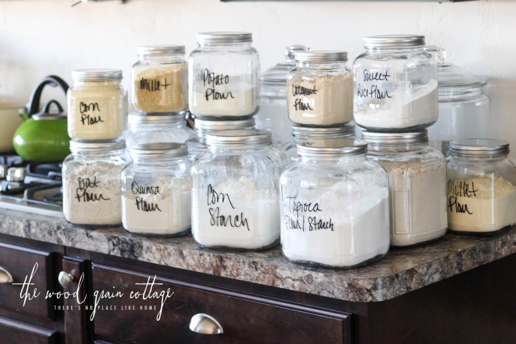 How To Organize Baking Canisters For Your Pantry by The Wood Grain Cottage