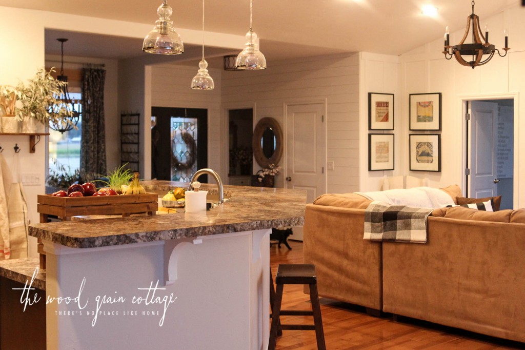 The White Kitchen Wall by The Wood Grain Cottage 