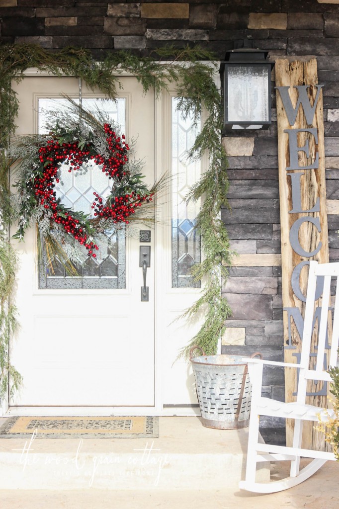 Front Porch Decorating by The Wood Grain Cottage