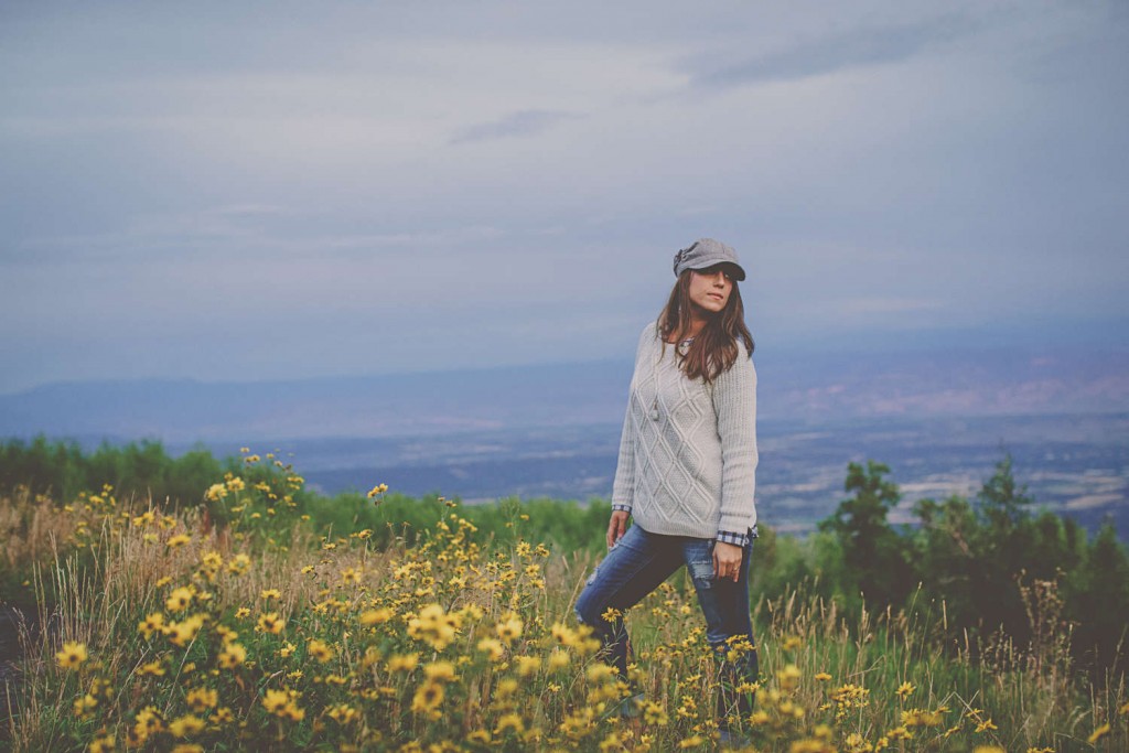 Layered Cable Knit Sweater by The Wood Grain Cottage