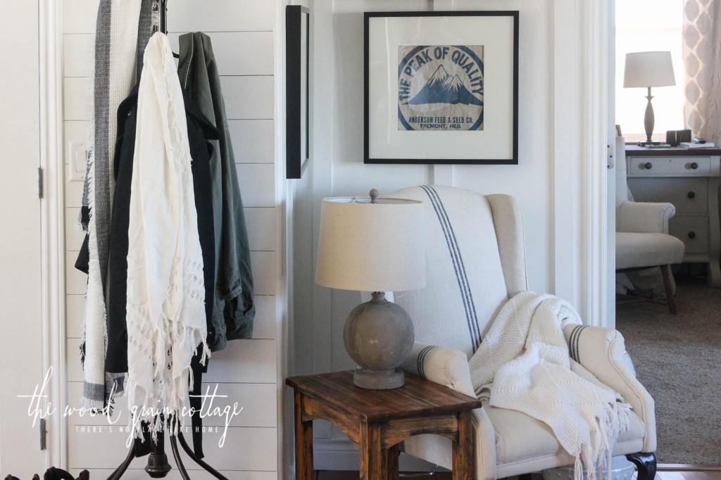 Fall Living Room and Entry by The Wood Grain Cottage