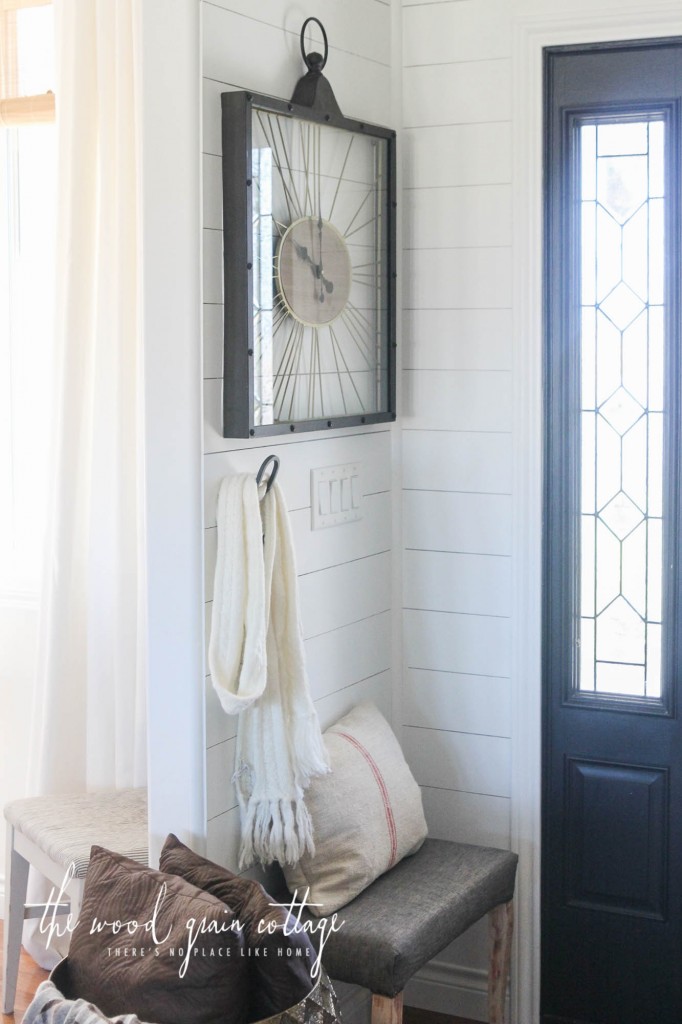 Fall Living Room and Entry by The Wood Grain Cottage