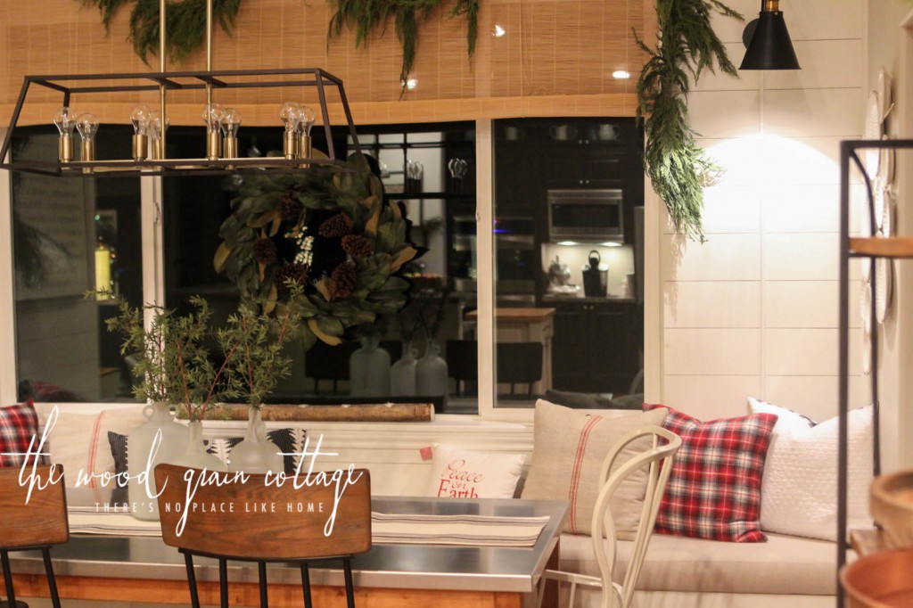 Christmas Home Night Tour by The Wood Grain Cottage