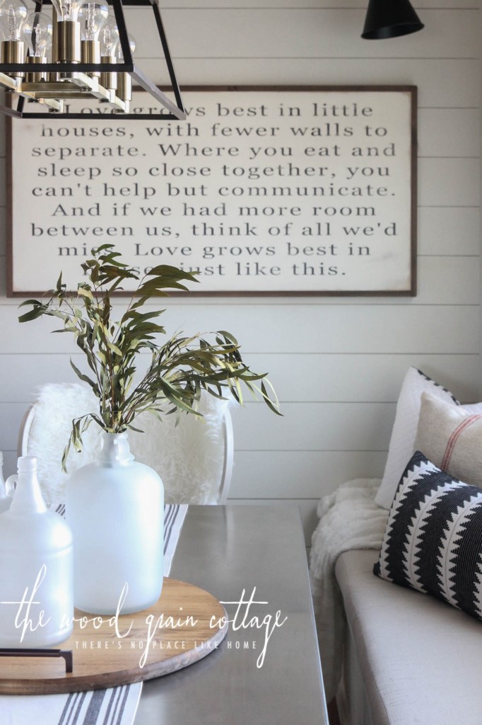 New Breakfast Nook Table by The Wood Grain Cottage