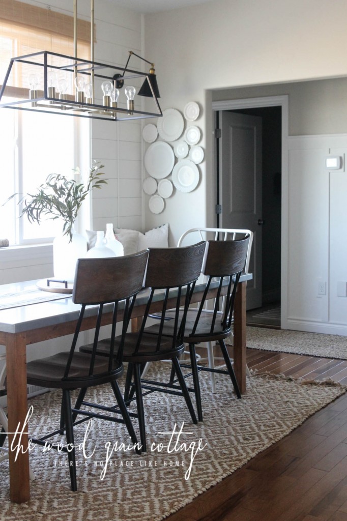 New Breakfast Nook Table by The Wood Grain Cottage