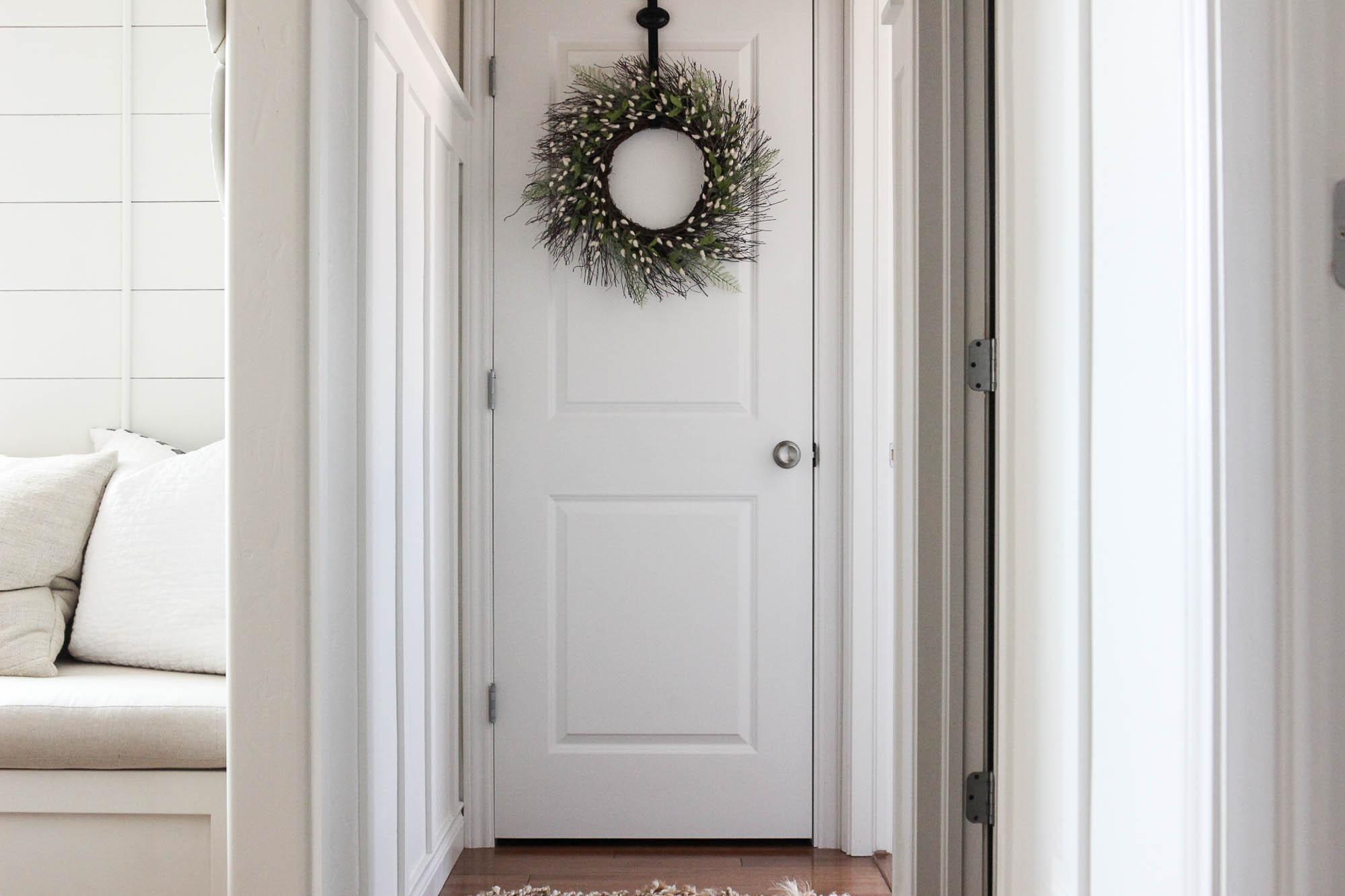 DIY Board And Batten In The Hallway - The Wood Grain Cottage