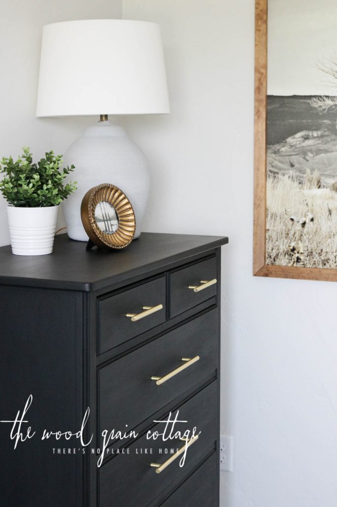 Guest Bedroom Dresser Makeover by The Wood Grain Cottage