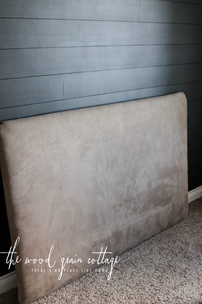 Guest Bedroom Headboard Makeover by The Wood Grain Cottage
